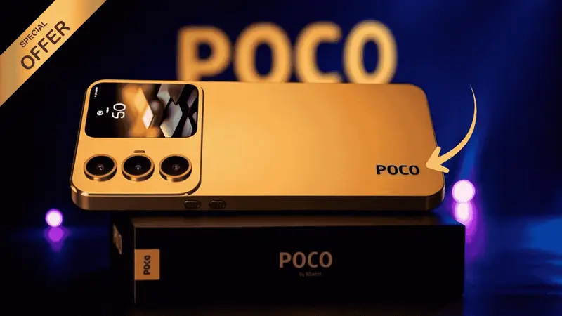 108MP कैमरा और 7500mAh बैटरी के साथ आया POCO का प्रीमियम 5G फ़ोन, कीमत सिर्फ ₹8,990